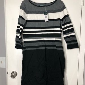 NWT Lauren Ralph Lauren Striped Dress